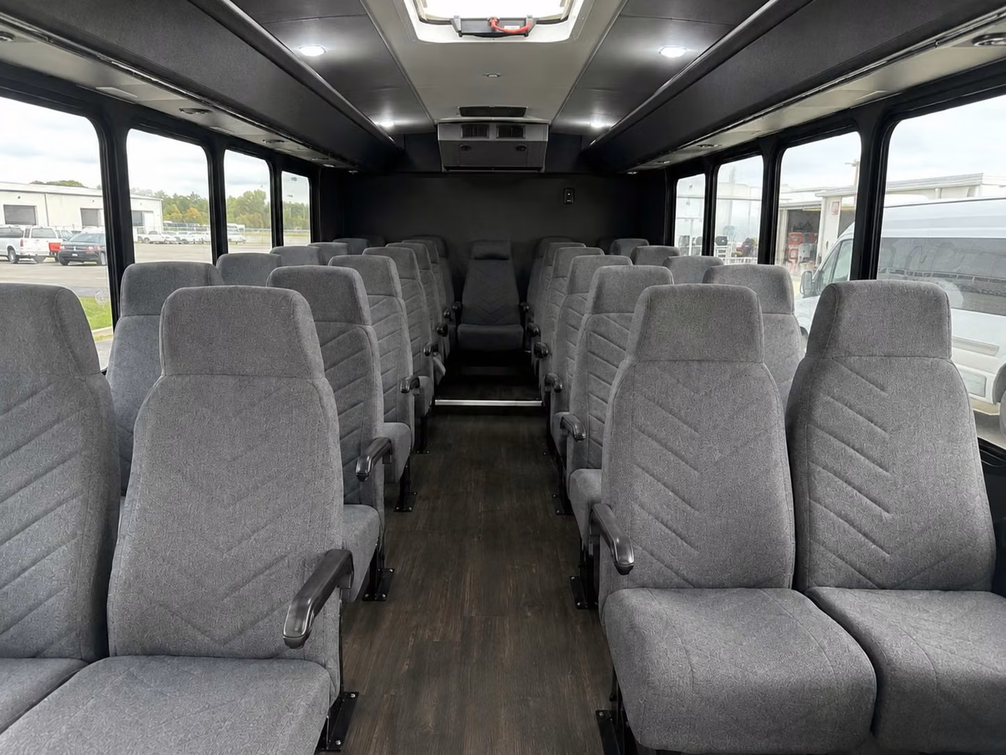15 passenger minibus inside